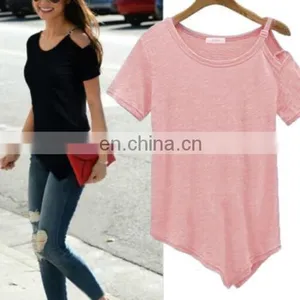 2017 Ablibaba Wholesale New Design Custom T Shirts for Women , Make Your Own Shirt thumbnail-3