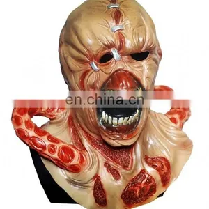 New Wholesale Bone Skeleton Skull Decoration Latex Zombie Halloween Props thumbnail-1