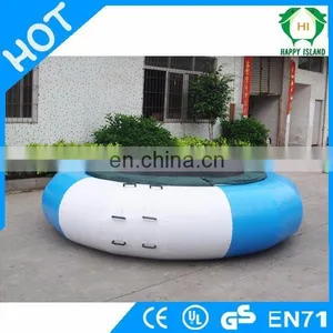HI Top Quality 0.55mm PVC Inflatable Water Trampoline for Sale, Floating Trampolines for Inflatable Aqua Park thumbnail-4