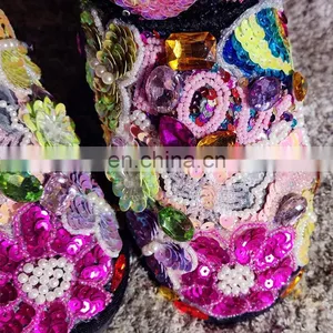 Aidocrystal House Soft Sole Indoor Cheap Winter Fur Black Slipper Boots For Girls thumbnail-4