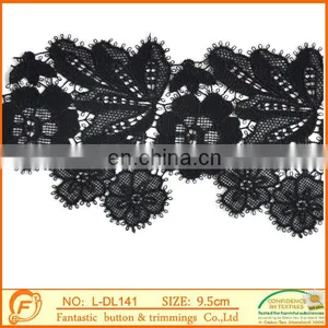 Water Soluble Neck Embroidery Lace Trim thumbnail-1