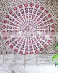 Attractive and Stylish Look Designer Custom Printed Mandala Indian Tapestry thumbnail-1