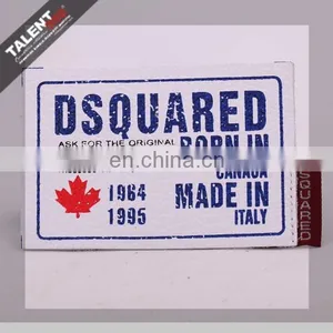 Custom Printed Leather Metal Logo Patch for Clothing thumbnail-1