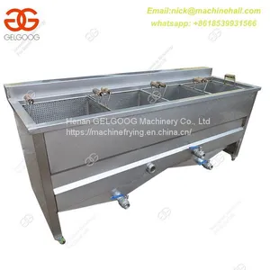 Semi Automatic Green Peas Frying Machine|Potato French Fries Fryer Machine With 4 Baskets thumbnail-2