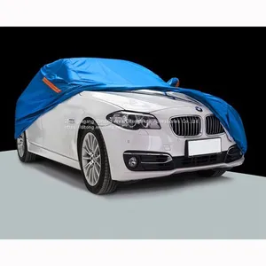 Navy Blue 190T Polyester Car Covers thumbnail-1