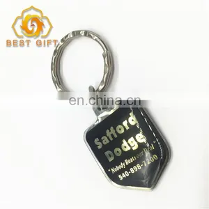 Souvenir Customized Epoxy Design Metal Keychain thumbnail-3