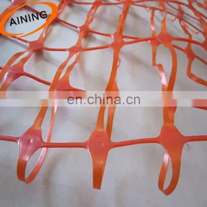 PE Plastic Snow Fence / Orange Warning Safety Fence Safety Nets thumbnail-3