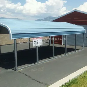 Pipes Shade Structure Carport Cheap Prefab Metal Shelter for Boat thumbnail-2