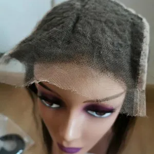 KHH 150% Glueless Full Lace Braid Human Hair Wigs Pre Plucked Bleached Knots Remy Brazilian Hair Wigs Straight Natural Wigs thumbnail-4
