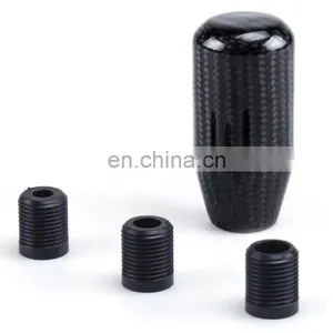 Real Carbon Fiber Aluminum Gear Knob Manual Transmission Aluminum Gear Shift Knob thumbnail-1