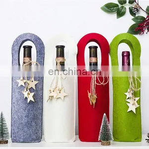 Single Bottle Tote Felt Wine Bag Wholesale thumbnail-3