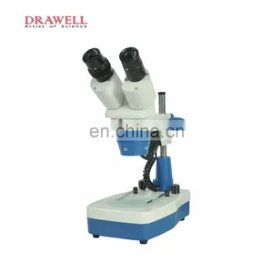 Drawell T101G Cheap Lab Binocular Stereo Microscope thumbnail-2
