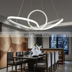 Tpstarlite Factory Direct Unique Shape Gold Custom Living Room Modern Pendant Lighting Chandelier thumbnail-3
