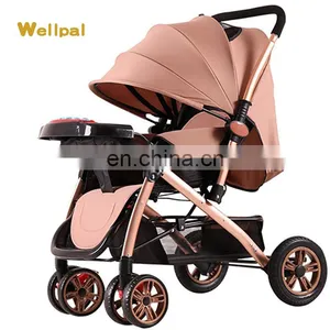 Baby Carriage 2020 Foldable Europea Baby Stroller Hot Mama Baby Stroller thumbnail-1