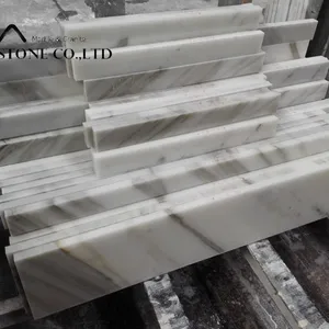 China Manufacturer Italy Calacatta White Marble Vanity Top Bathroom thumbnail-1