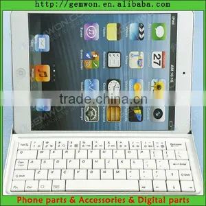 Supply Bluetooth Keyboard Aluminium Case Cover / for Ipad 7.9" Ipad Mini White thumbnail-1