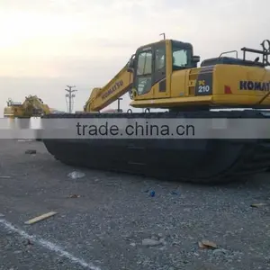 Brand New Amphibious Excavator With Side Pontoons GET210 Applicable in Max 5m Water Dredging Excavator thumbnail-1