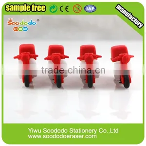 Cool Postal Motorcycle Shape Eraser thumbnail-1