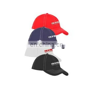 6 Panel Unconstructed Retro Fitted Promotional Logo Printed Custom Baseball Cap thumbnail-1