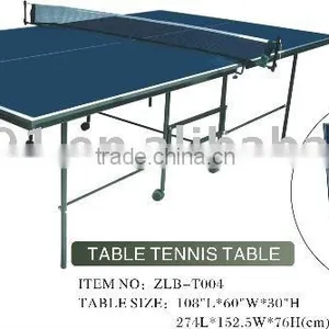 Standard International Pingpong Table With Eight Wheels thumbnail-1
