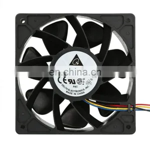 Heatsink QFR1212GHE 12038 2.7A 12012038mm DC 12V 4-Wire PWM Speed Control for CPU S9 Cooling Fan thumbnail-1