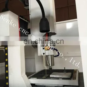 SKM-4040 Small Metal Cnc Router Coin Engraving Machine With Dust Cover thumbnail-4