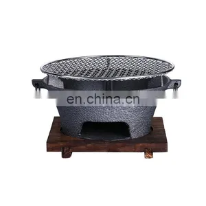 Korean Outdoor Camping Cooking Cast Iron BBQ Stove thumbnail-5