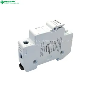 Rail Mount Fuse Holder DC 1000V 10×38mm Fuse Holder 30A Fuse Link Holder for Solar System Protection thumbnail-3