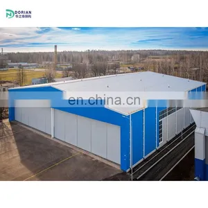 Temporary Steel Structure Modular Prefabricated Buildings Office Design Steel Arch Warehouse thumbnail-4