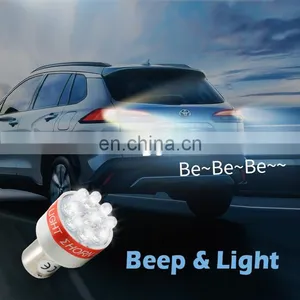 DC 12v / 24v 1156 Warming Sound Tail Light Car Backup Alarm Reverse Light Universal thumbnail-5
