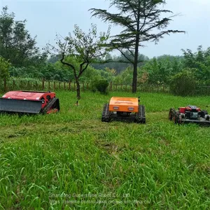 Lawn Mower Robot, China Rechargeable Brush Cutter Price, Radio Controlled Slope Mower for Sale thumbnail-4