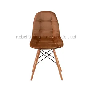 Velvet Chairs Outdoor Dining Room Upholstered DC-R05 thumbnail-1