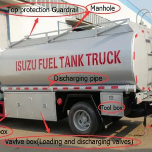 4X2 Dongfeng 5CBM Fuel Tank Truck thumbnail-1