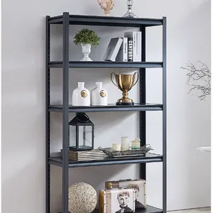 Metal Steel Shelf Easy Assemble Slotted Angle Shelving Bolt Stacking Shelves thumbnail-3