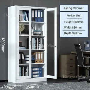 School File Cabinet HN-FC008 | Educational Storage | Buckle Design | Student Record Management-Best Selling thumbnail-4
