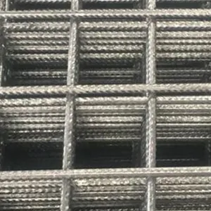 Welded Deformed Steel Bar Mesh Panel Concrete Reinforcement Mesh for Industrial Building thumbnail-5