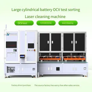 Integrated Machine for Large Cylindrical Ocv Testing, Sorting and Laser Cleaning; Integrated Machine for Cylindrical Battery Ocv Cleaning and Sorting thumbnail-1