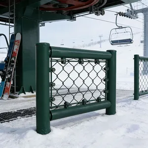 Sports Court Galvanized Frame High Strength Welded Wire Mesh Fencing Weather Resistant Outdoor Sports Barrier Basketball Tennis thumbnail-4
