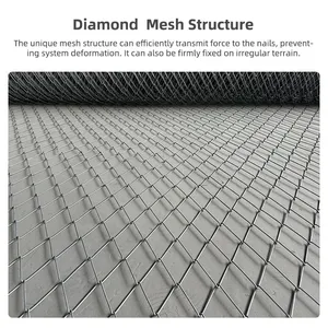Rockfall Netting G65 4 Hot Dip Galvanizing Rockfall Netting Landslide Prevention Mesh Adapt to Water Conservancy Slope thumbnail-3