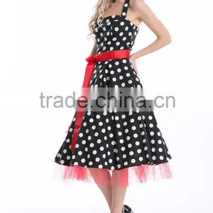 2015 Quanzhou Junhou Vintage Black 1950's Swing Wholesale Rockabilly Clothing thumbnail-2