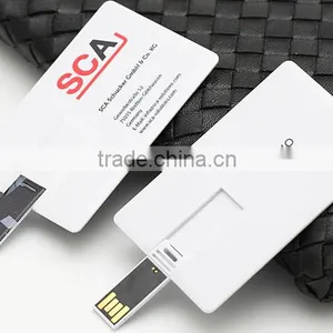 Custom White Card Usb Drives 1gb Printed thumbnail-1