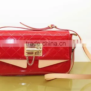2015 Single Crosss Body Bag Woman 100% Genuine Leather Bags Designer Lady Handbag Custom Shoulder Bag thumbnail-1