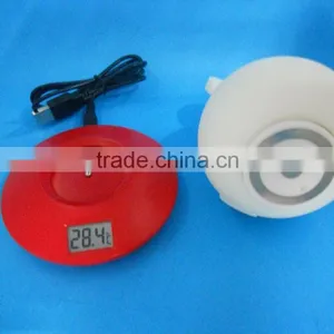 Micro USB LED Night Light With Thermometer thumbnail-3