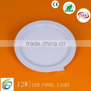 AC85-265V Alluminum+PC 12w SMD28635 Led Slim Round Panel Light SSP001-12W thumbnail-2
