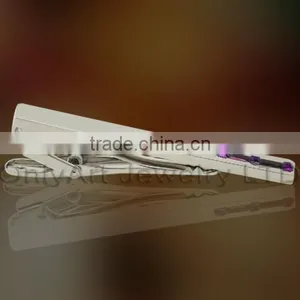 Best Choice Custom Simple Design Blank Elegant Metal Tie Bar Clip thumbnail-4