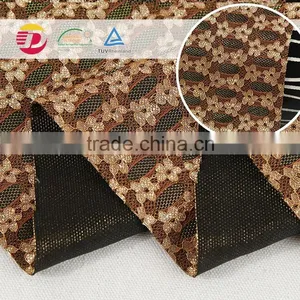 New Arrival Elastic Glitter African Lace Fabric thumbnail-5