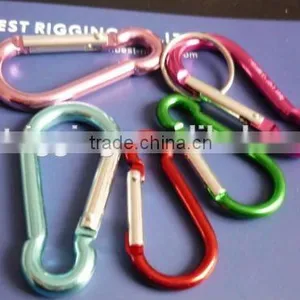MANUFACTURE 6mm BLACK ALUMINUM SNAP HOOK TYPE/METAL SNAP HOOKS thumbnail-5