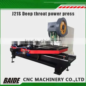 J21S Deep Throat Power Press With Fixed Bed High Quality Mechanical Blanking Press Machine thumbnail-1