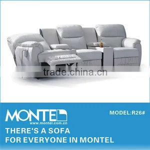 Lazy Boy 3 Seater Nitaly Leather Recliners Sofa thumbnail-1