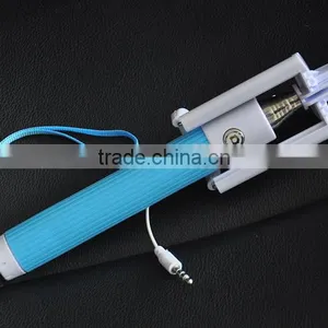 Foldable ,Portable Popular Selfie Stick With Cables for Cell Phone thumbnail-5
